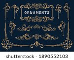classic ornament frame element  ... | Shutterstock .eps vector #1890552103