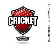 cricket logo design template.... | Shutterstock .eps vector #1499997743