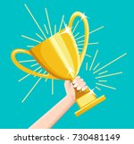 winner business goal... | Shutterstock .eps vector #730481149