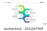 four options plan slide template | Shutterstock .eps vector #1011567409