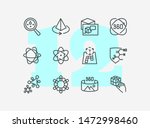 science line icon set. set of... | Shutterstock .eps vector #1472998460