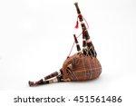 Close up of bagpipe from...