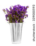 Lavender In Iron Flower Pot...