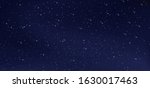 night starry sky  blue shining... | Shutterstock .eps vector #1630017463