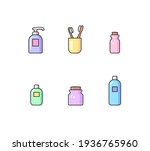 bathroom accessories vector... | Shutterstock .eps vector #1936765960