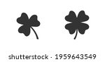clover vector icon isolated on... | Shutterstock .eps vector #1959643549