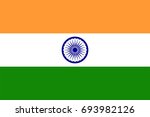 indian flag. flat vector... | Shutterstock .eps vector #693982126