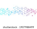 science network pattern ... | Shutterstock . vector #1907988499