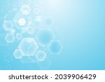 hexagonal abstract background.... | Shutterstock .eps vector #2039906429