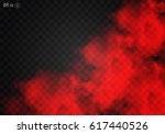 fog or smoke color isolated... | Shutterstock .eps vector #617440526