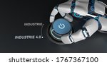 german text industrie 4.0 ... | Shutterstock . vector #1767367100