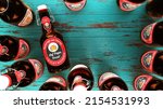 german text vatertagsbier ... | Shutterstock . vector #2154531993
