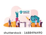 haccp hazard analysis and... | Shutterstock .eps vector #1688496490