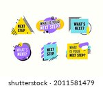 what is your next step banners  ... | Shutterstock .eps vector #2011581479