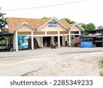 Small photo of old house building in rote ndao, town of ba'a originating from eastern indonesia, south of rote island, indonesia: 06 April 2023