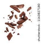 Pieces Of Dark Chocolate...