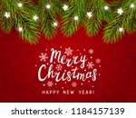 holiday background with... | Shutterstock .eps vector #1184157139