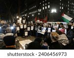 Small photo of London, UK. 29th Dec, 2023. Healthcare workers in London are holding a vigil and demanding a permanent ceasefire in Gaza to support their counterparts