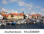 Faaborg harbour. Denmark