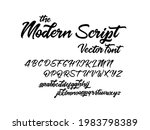 vector alphabet. lettering and... | Shutterstock .eps vector #1983798389