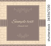 elegant template for any... | Shutterstock .eps vector #363567230