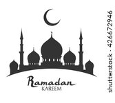 ramadan kareem banner... | Shutterstock .eps vector #426672946