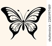 butterfly vector for logo or...