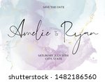 wedding invitation card with... | Shutterstock .eps vector #1482186560