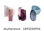 watercolor painting aesthetic... | Shutterstock .eps vector #1892030956
