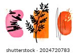 trendy abstract shapes with... | Shutterstock .eps vector #2024720783