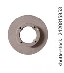 Small photo of Car brake disk: Essential component for effective vehicle braking, providing friction and heat dissipation.