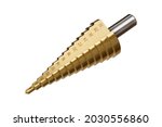Step Drill Bit Isolated On...