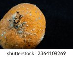 Small photo of Close-Up of Moldy Longans Rotten and Unappetizing Fruit Decay