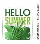 Hello Summer Poster With...