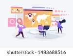 global business research ... | Shutterstock .eps vector #1483688516