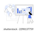 Management of resources abstract concept vector illustration. Economics of natural resources, sustainable management, NRM, renewable energy, fossils use, water consumption abstract metaphor.