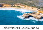 Small photo of Aerial view of Bate Bay located south of Sydney, New South Wales, in eastern Australia. The bay is south of the Kurnell peninsula and its foreshore makes up the beaches of Cronulla.