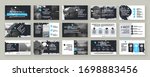 blue presentation templates... | Shutterstock .eps vector #1698883456