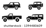 set of offroad suv cars | Shutterstock .eps vector #1394480609