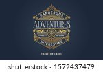 craft label for adventure... | Shutterstock .eps vector #1572437479