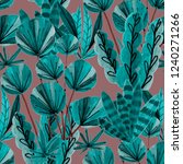 creative seamless pattern with... | Shutterstock . vector #1240271266