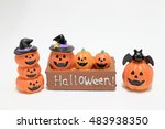 jack o' lantern  halloween ... | Shutterstock . vector #483938350