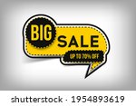 big sale yellow and black... | Shutterstock .eps vector #1954893619