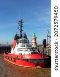 Small photo of BREMERHAVEN, GERMANY - OCTOBER 28, 2021: Boluda Towage Europe tugboat RT INNOVATION in the port of Bremerhaven