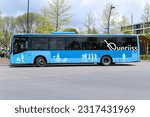 Small photo of EMMELOORD, NETHERLANDS - MAY 6, 2023: OV Regio Ijsselmond Iveco Crossway bus at Emmeloord bus station