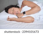Small photo of Clenched jaw in sleep, a sign of stress; the intimate side-view shot. Highlights bruxism concerns in today's high-stress lifestyles.