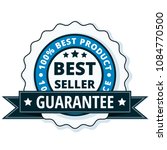 best seller label illustration | Shutterstock .eps vector #1084770500