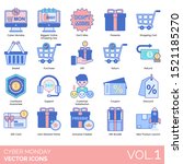 Cyber Monday Icons Including...