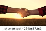 Small photo of Power Firm Handshake Building Strong Business Relationships Exploring significance handshake establishing trust fostering successful partnerships agricultural industry Harvest Time Celebrating Fruits