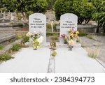 A couple of funny headstones in ...